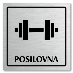 Posilovna, 148x148mm, stříbrná, Arizona